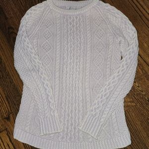 LL Bean Signature Series Fisherman Sweater XS